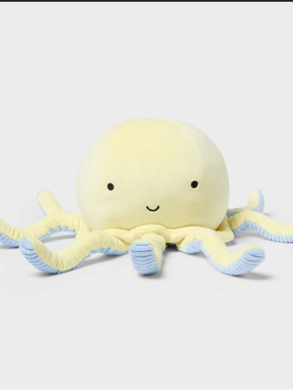 Jellyfish Weighted Plush Kids' Throw Pillow Yellow -Pillowfort™, New Spring 2026